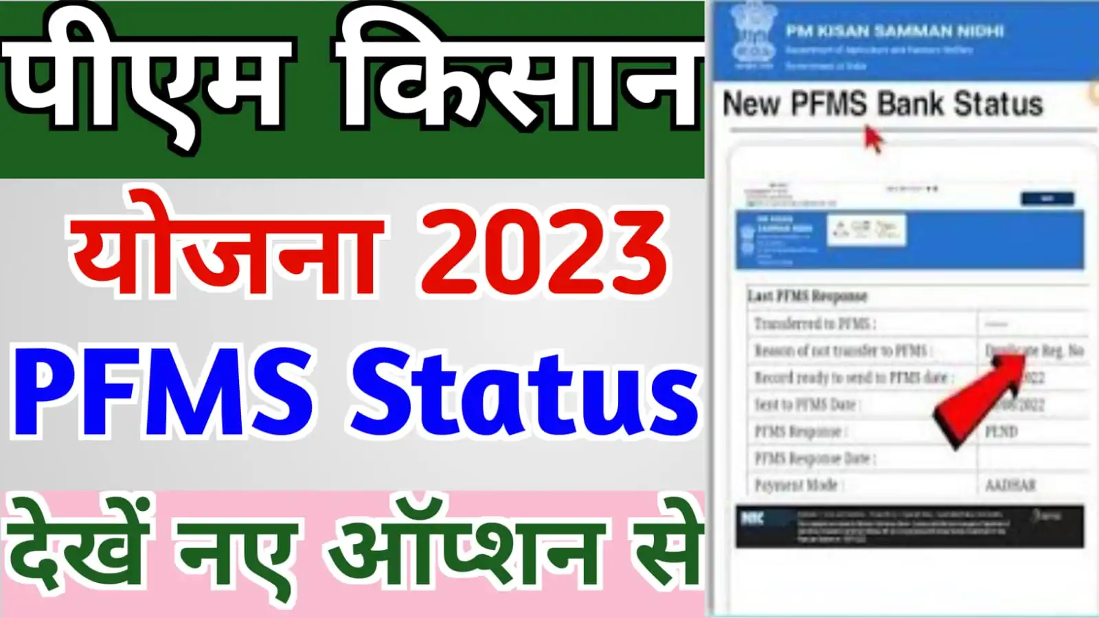 Pm Kisan Pfms Bank Status Check