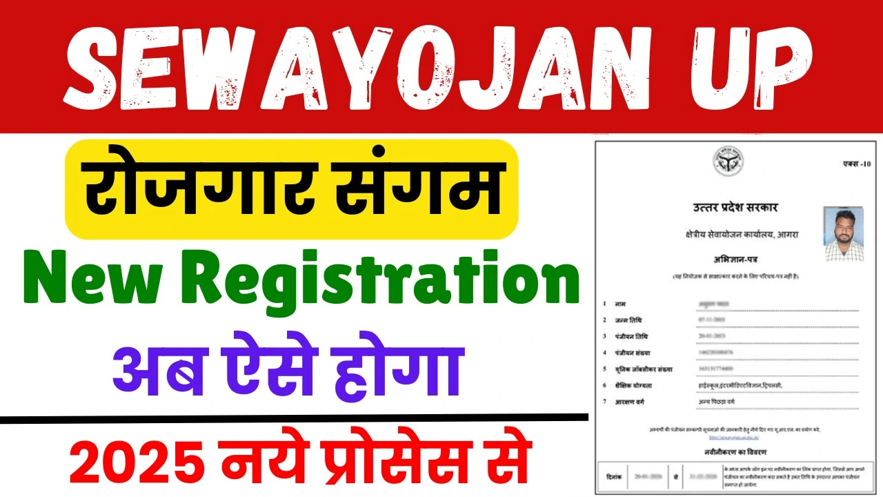 Sewayojan Registration Kaise Kare 2025 : रोजगार संगम में पंजीकरण कर फ्री में नौकरी पाना का सुनहरा मौका