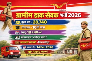India Post GDS Vacancy 2026 Apply Online – 28,635 Posts Notification, Eligibility, Salary & Selection Process