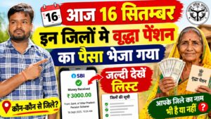 आज 16 सितम्बर को यूपी की वृद्धा पेंशन इन जनपदों में भेजी गयी - Old Age Pension Payment New Update आज 16 सितम्बर को यूपी की वृद्धा पेंशन इन जनपदों में भेजी गयी - Old Age Pension Payment New Update